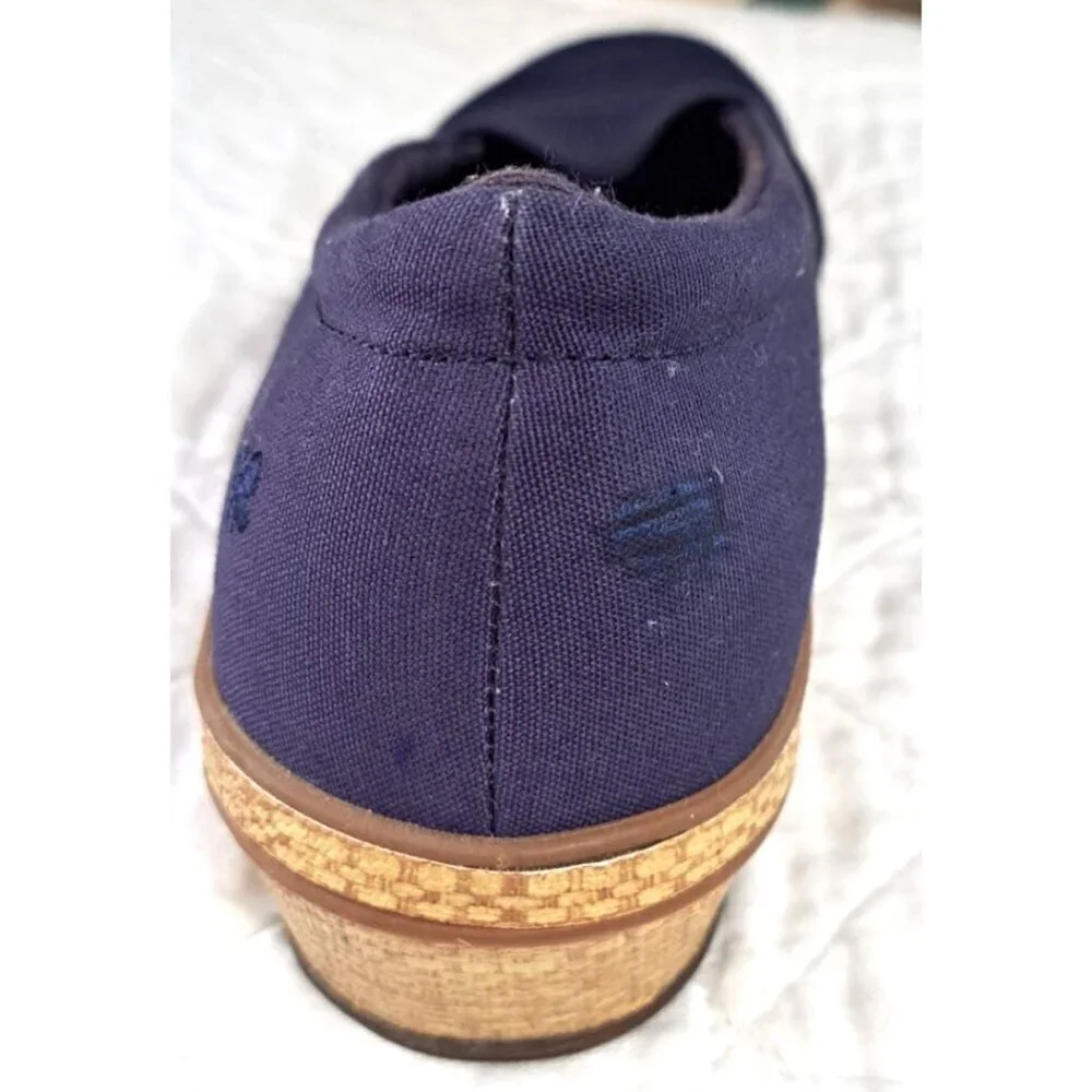 Grassshoppers Ortholite Women's 11M Navy Blue Flats FLAW
